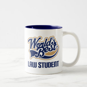 Geschenk-Idee für Jurastudenten (Welten am besten) Zweifarbige Tasse
