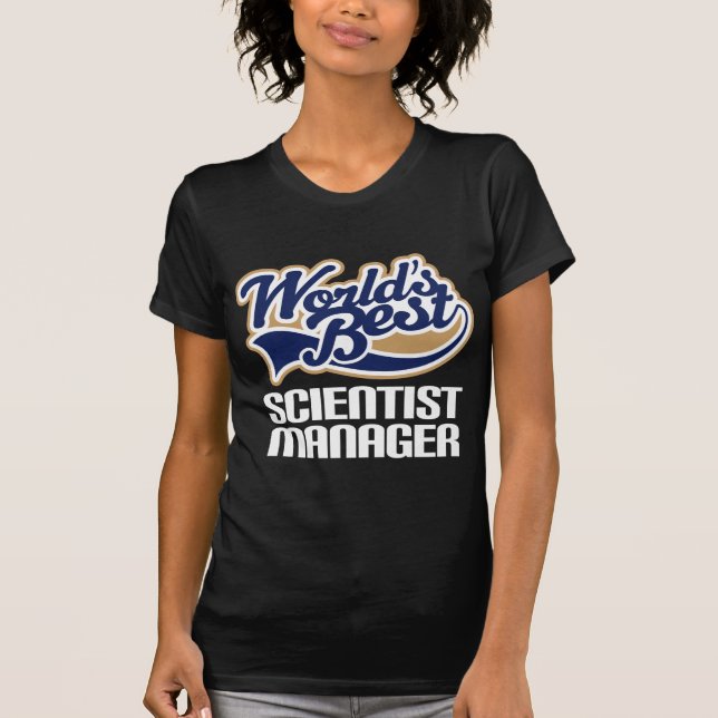Geschenk-Idee für Wissenschaftler-Manager (Welten T-Shirt (Vorderseite)