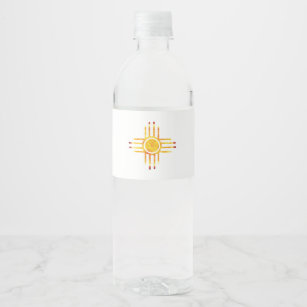 Geschenk-Idee Symbol-Zias Sun Wasserflaschenetikett