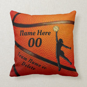 Geschenk-Ideen für Mädchen Basketball-Team, Kissen