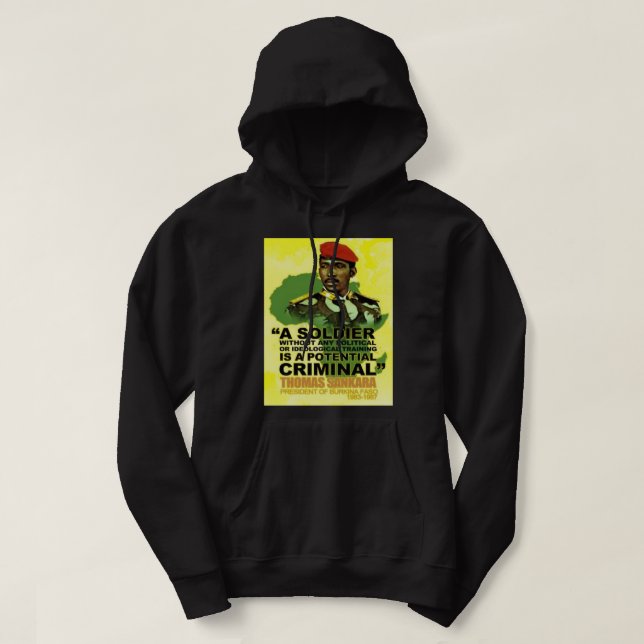 Geschenk Ideen Thomas Revolutionär Sankara Funny G Hoodie (Design vorne)
