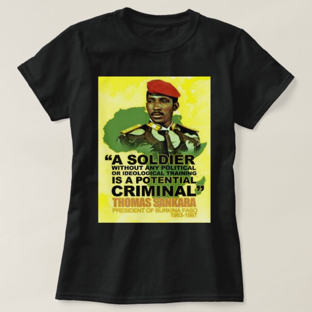 Geschenk Ideen Thomas Revolutionär Sankara Funny G T-Shirt (Design vorne)