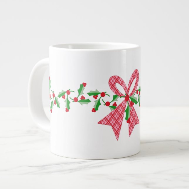 Geschenk (Ihre Goodies hinzufügen) Jumbo-Tasse (Vorderseite Links)