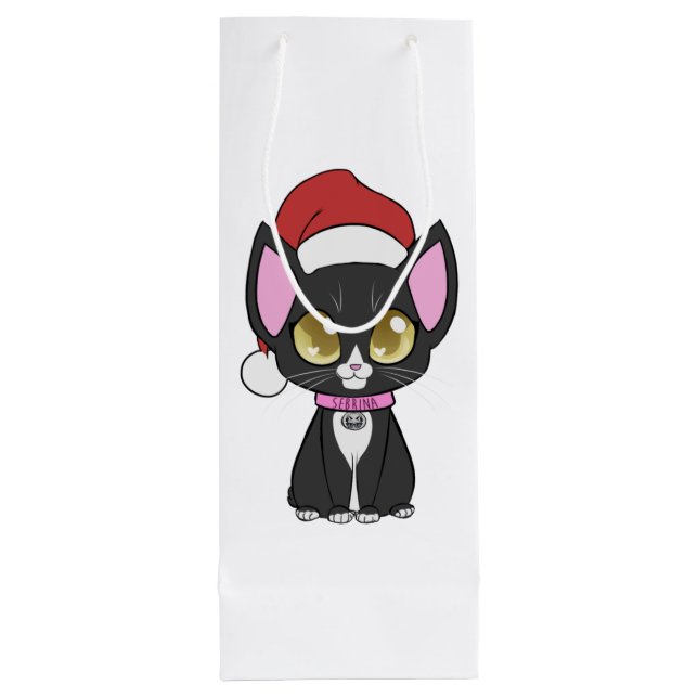 Geschenk im Sebrina Stil Geschenktüte Für Weinflaschen (Rückseite)