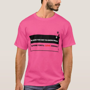 Geschenk Liebe für Tiere T-Shirt