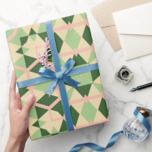 Geschenk Luxuriöse geometrische Bachelor Party Geschenkpapier