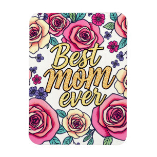 Geschenk Luxus Floral Modern Collection Magnet