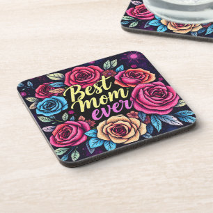 Geschenk Luxus Floral Popular Collection Getränkeuntersetzer