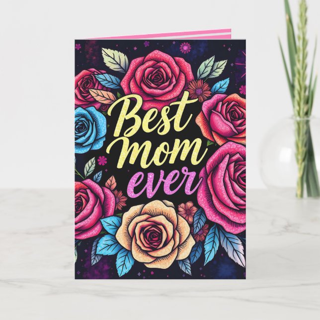 Geschenk Luxus Floral Popular Collection Karte (Vorderseite)