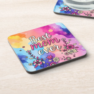 Geschenk Luxus Floral Trendy Collection Getränkeuntersetzer