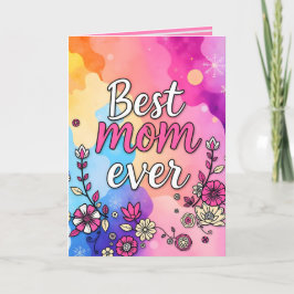 Geschenk Luxus Floral Trendy Collection Karte