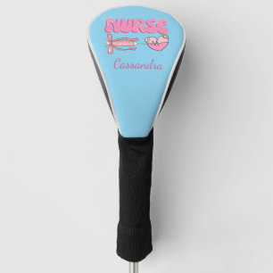 Geschenk mit Namen für Schüler der Krankenpflege S Golf Headcover