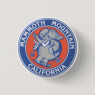 Geschenk mit Vintage-Mammoth-Mountain-Skigebiet-Be Button