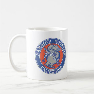 Geschenk mit Vintage-Mammoth-Mountain-Skigebiet-Be Kaffeetasse