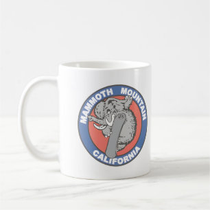 Geschenk mit Vintage-Mammoth-Mountain-Skigebiet-Be Kaffeetasse