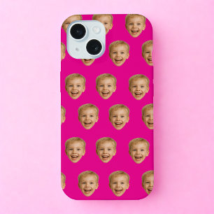 Geschenk nach Maß, Personalisiertes Gesicht, Foto, iPhone 15 Hülle