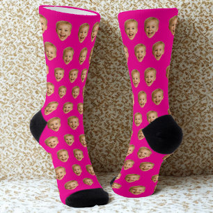 Geschenk nach Maß, Personalisiertes Gesicht, Foto, Socken