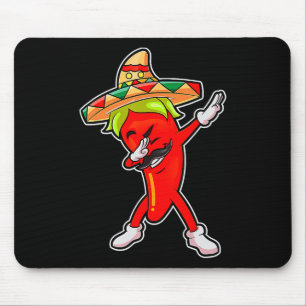 Geschenk Niedlichen Chili Dabbing Pfeffer Mexican Mousepad