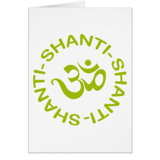 Geschenk OM Shanti Shanti Shanti