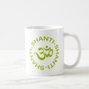 Geschenk OM Shanti Shanti Shanti Tasse