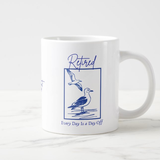 Geschenk Rentner-Reisemug Jumbo-Tasse (Rechts)