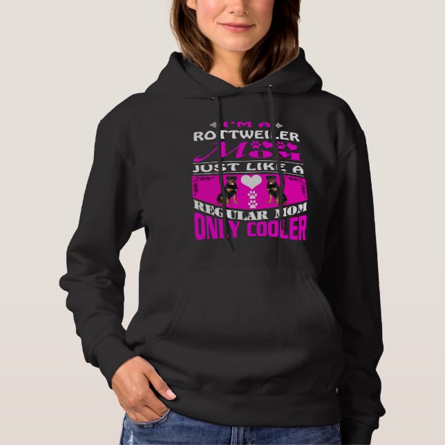 Geschenk Rottweiler Mamahoodie-lustiges Hoodie (Vorderseite)