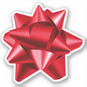 Geschenk-Schleife   Aufkleber   verschiedene Größe
