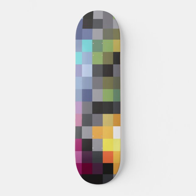 Geschenk - Skateboard Pixel Art (Vorderseite)
