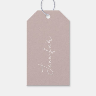 Geschenk Tag für ein Brautparty mit Namen. Geschenkanhänger