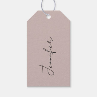 Geschenk Tag für ein Brautparty mit Namen. Geschenkanhänger