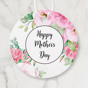 Geschenk Tag Pink Blumenmutter Tag Geschenkanhänger