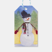 Geschenk Tag Weihnachtsfeiertag Snowman