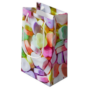 Geschenk-Tasche - Süßigkeits-Gesprächs-Herzen Kleine Geschenktüte