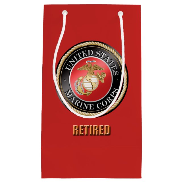 Geschenk-Tasche USMC Retireed Kleine Geschenktüte