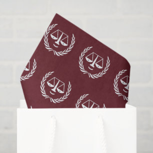 Geschenk-Taschentücher für Anwälte Seidenpapier