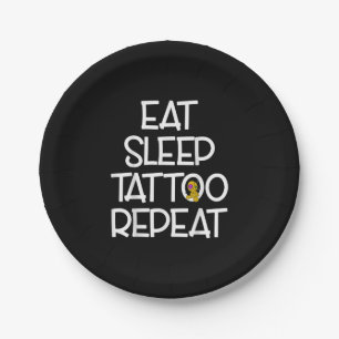 Geschenk Tattoo Artist Funny Sprichwort Tattooot Pappteller