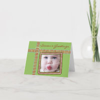 Geschenk-Umbau-Foto-Schablonen-Feiertags-Karte