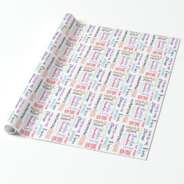 Geschenk-Verpackungs-Liebling setzt die populären Geschenkpapier