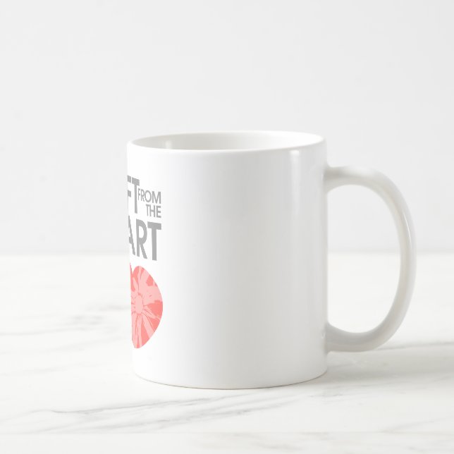 Geschenk vom Herzen Tasse (Rechts)