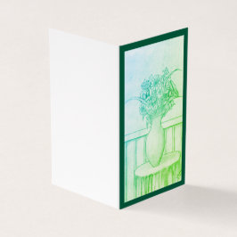 Geschenk von Blume - Grün