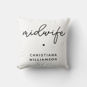 Geschenk von Custom Midfrau Appreciation Midwifery Kissen