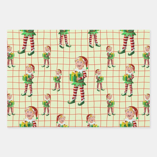 Geschenk von einem Elf Geschenkpapier Set (Vorderseite)