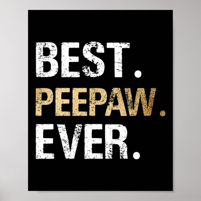 Geschenk von Grandtochter Grandson Best Aw jemals Poster (Vorne)