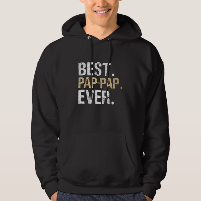 Geschenk von Grandtochter Grandson Best Pap-Pap Hoodie (Vorderseite)
