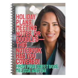 Geschenk von Ihrem süßen Boss Notizblock