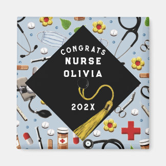 Geschenk von Nurse Grad Glückwunschs Magnet