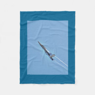 Geschenk von Supersonic Airforce Jet-Fighter Desig Fleecedecke