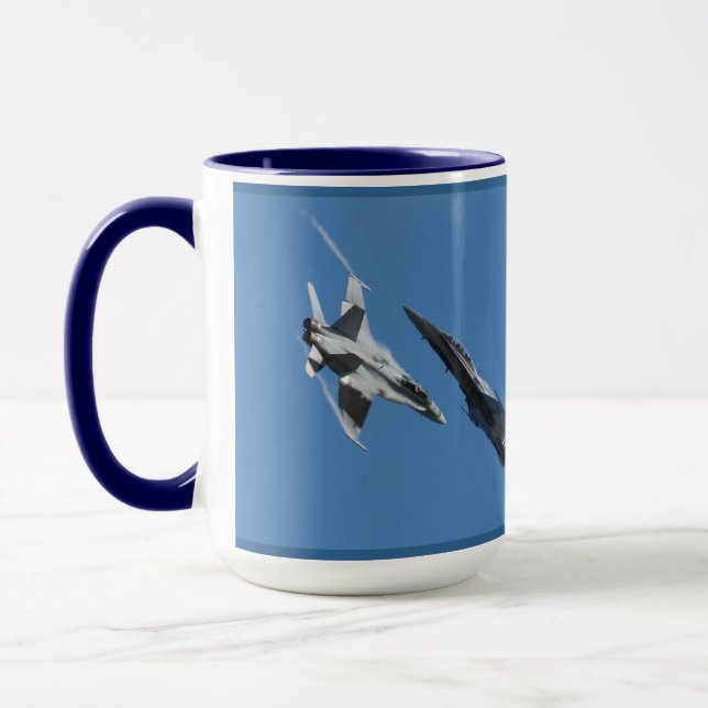 Geschenk von Supersonic Airforce Jet-Fighter Desig Tasse (Links)