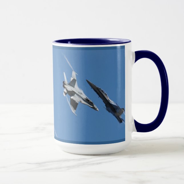 Geschenk von Supersonic Airforce Jet-Fighter Desig Tasse (Rechts)