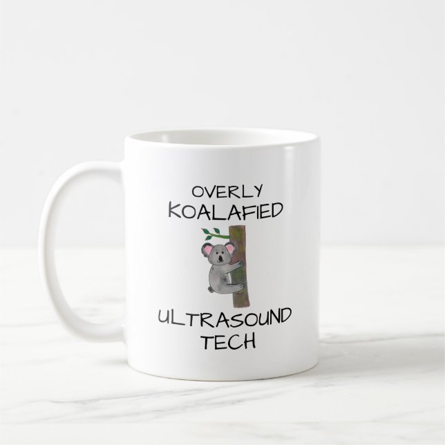 Geschenk von Ultrasound Tech Sonographen Kaffeetasse (Links)
